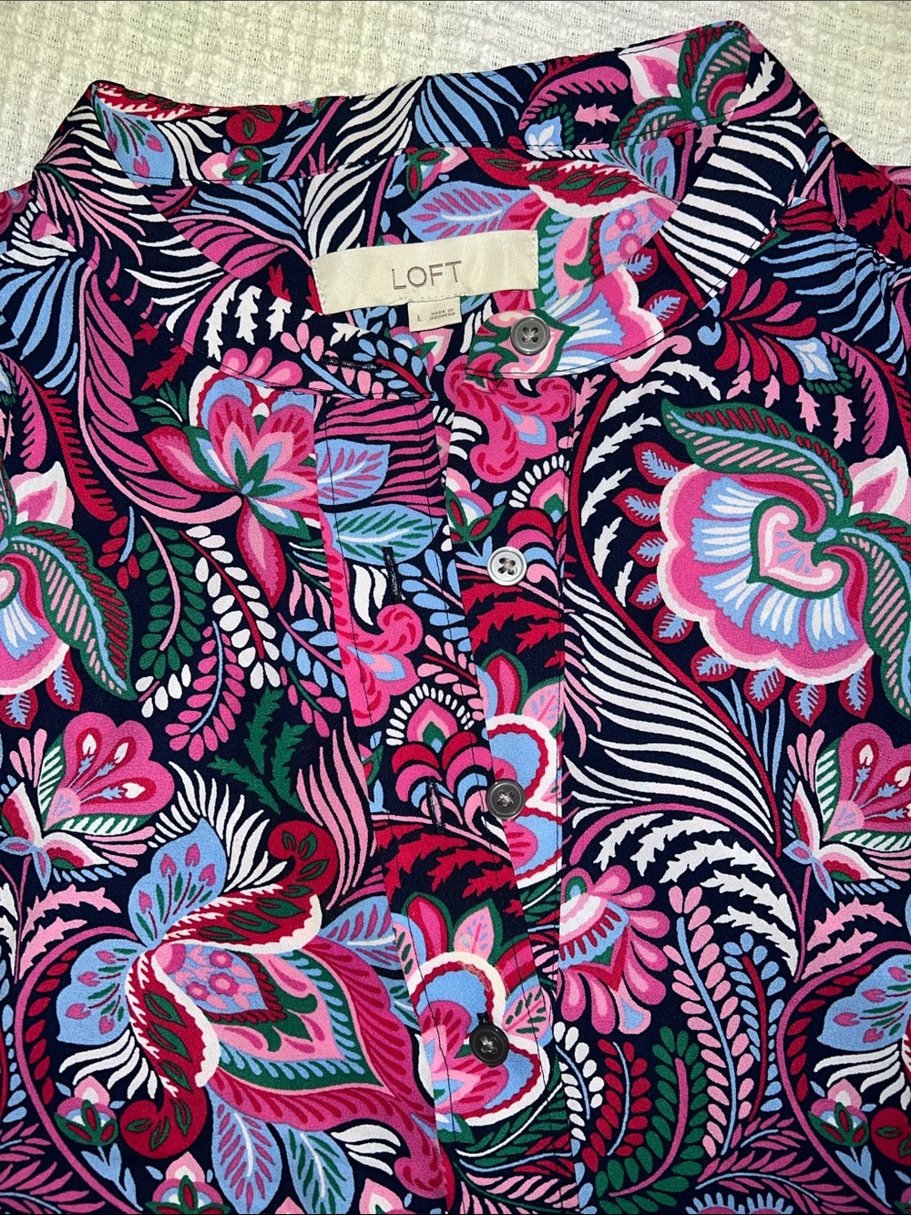Paisley Style Floral Blouse
